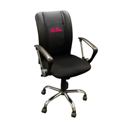 Dreamseat Curve Task Chair with Mississippi Rebels Logo XZOCCURVE-PSCOL13245